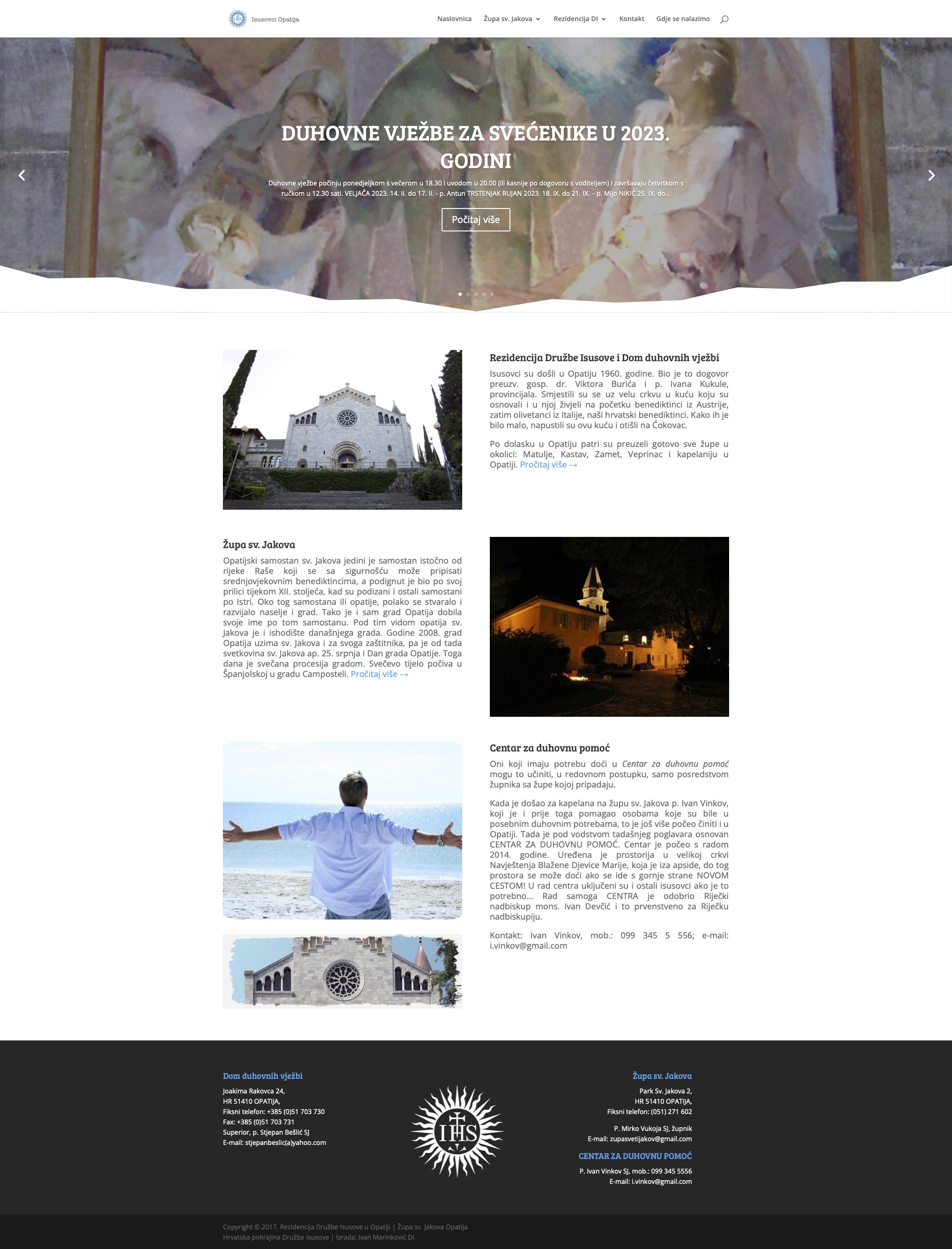 Isusovci Opatija - Full Screenshot